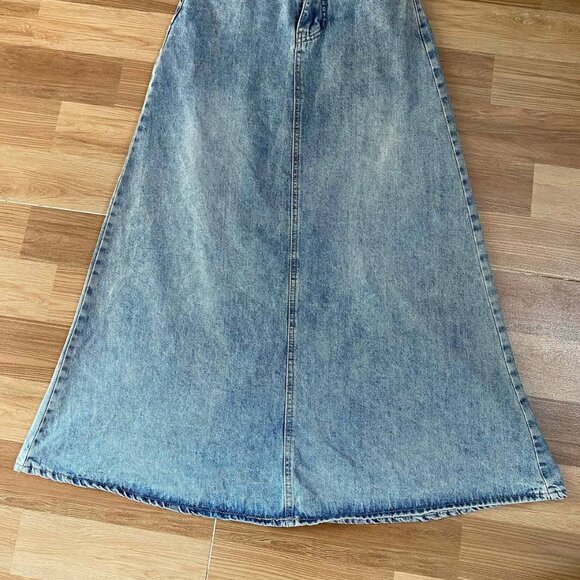 Blue Denim Skirts - Picture 2 of 3